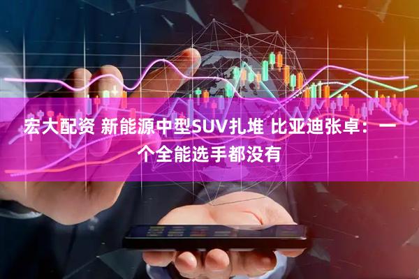 宏大配资 新能源中型SUV扎堆 比亚迪张卓：一个全能选手都没有